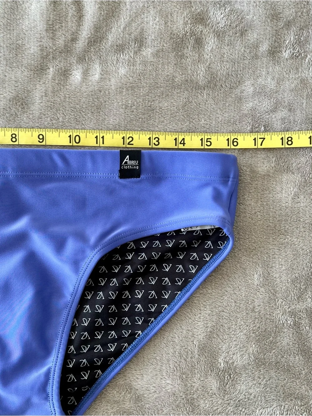Men's Vibrant Periwinkle Swim Brief with Drawstring from ABREU